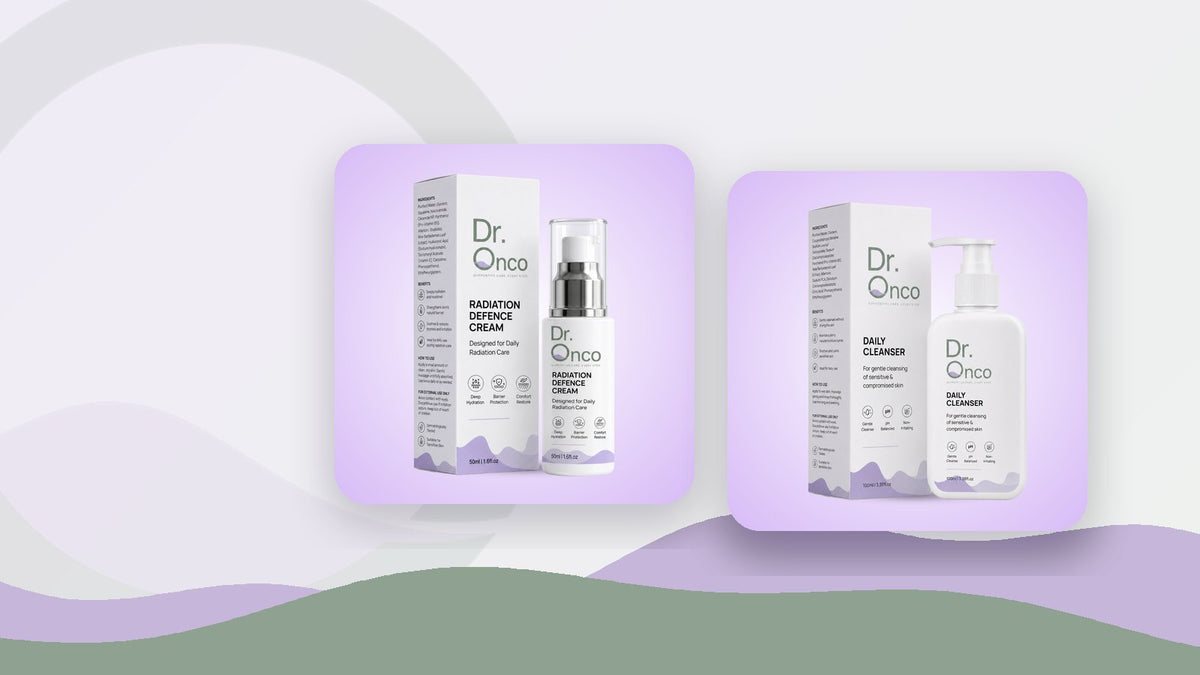 Radiation Defence Cream and Daily Cleanser by Dr. Onco