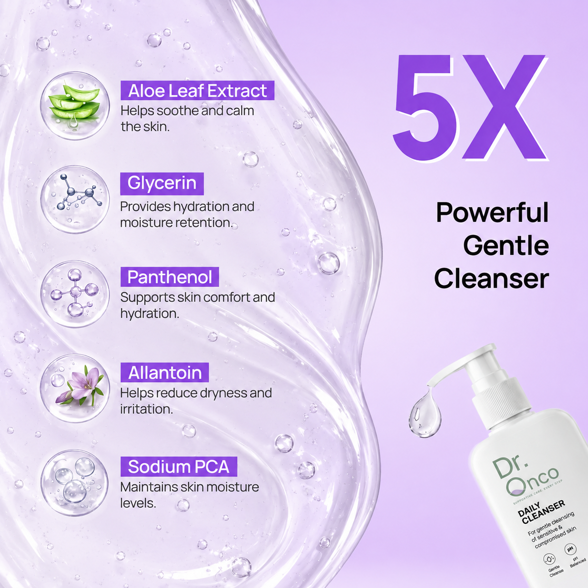 Dr. Onco Daily Cleanser | pH Balanced | 100ML
