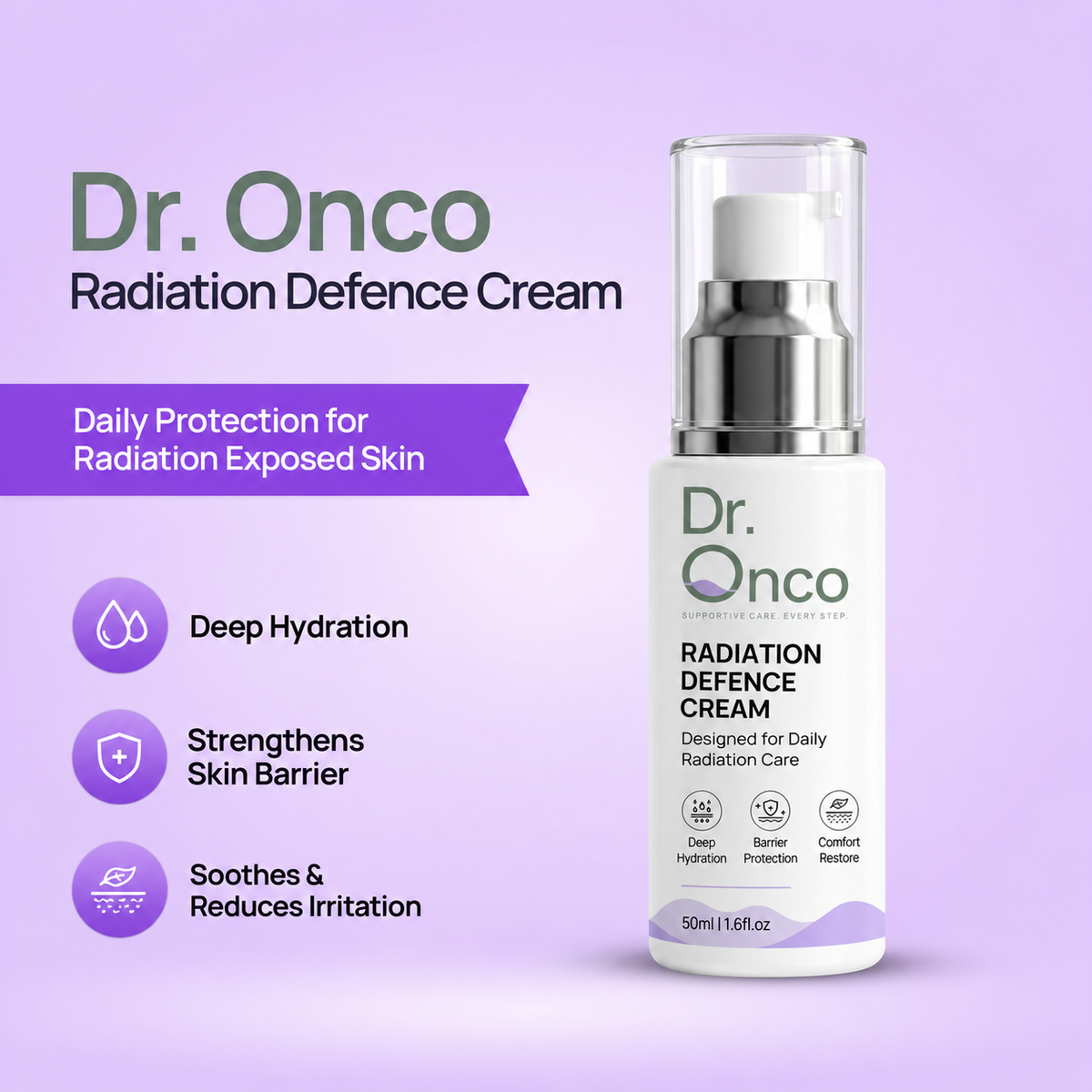 Dr. Onco Radiation Defence Cream | Barrier Protection | 50ML