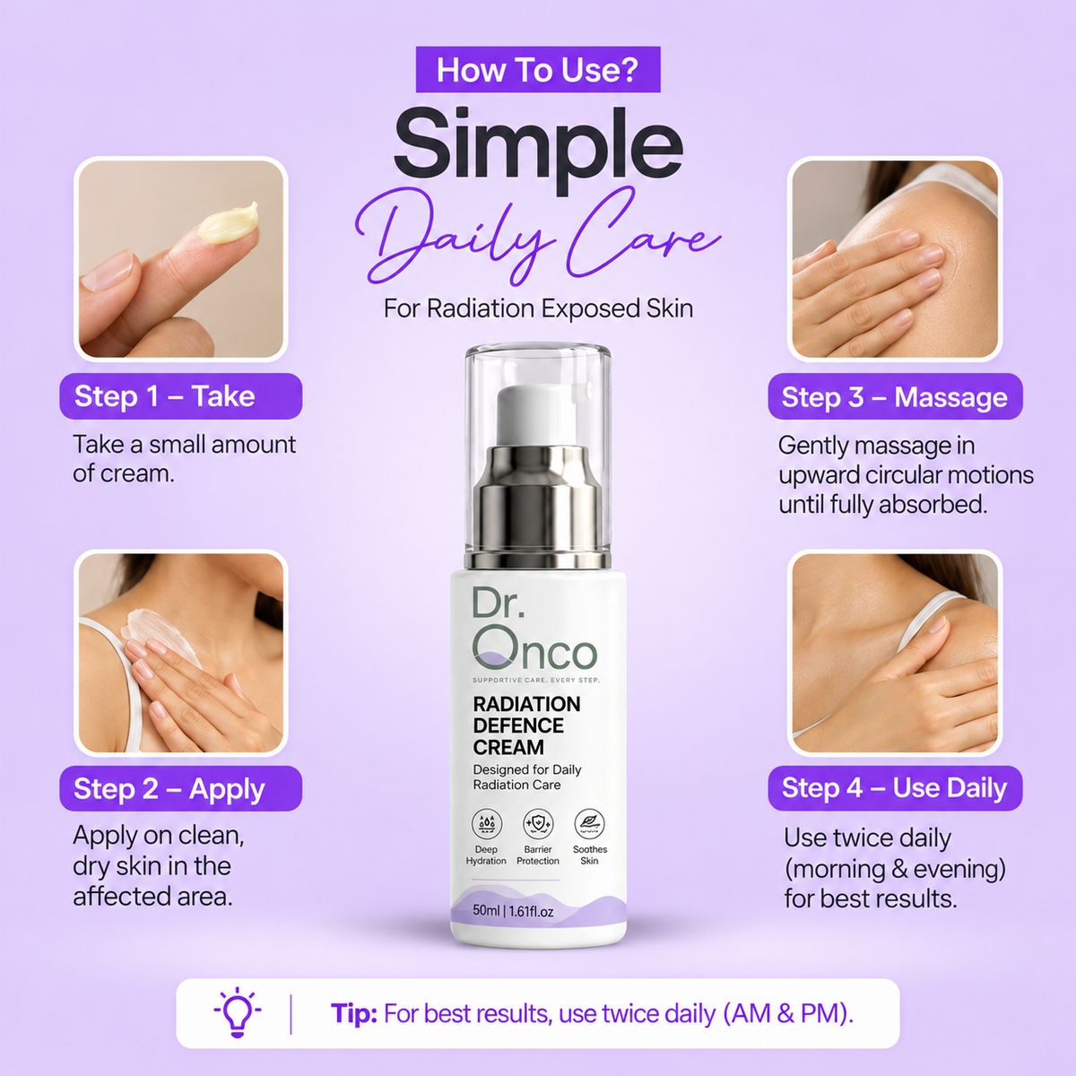 Dr. Onco Radiation Defence Cream | Barrier Protection | 50ML
