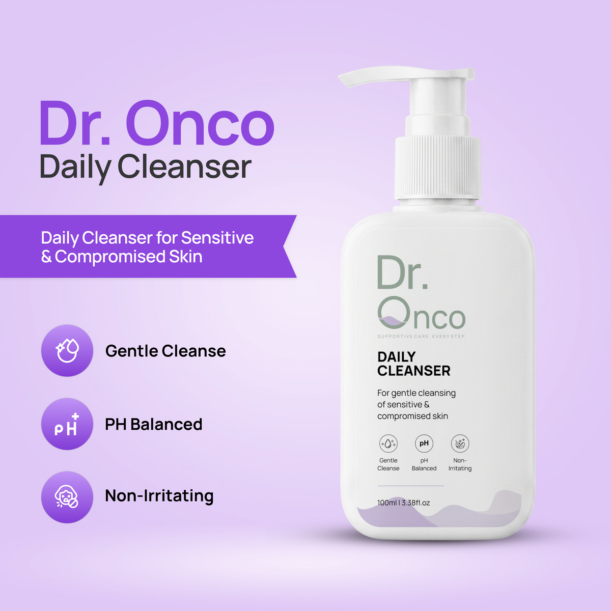 Dr. Onco Daily Cleanser | pH Balanced | 100ML